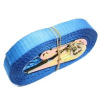 100 x Spanngurt 1tlg. 4m LC 800 daN i.d.U. Blau