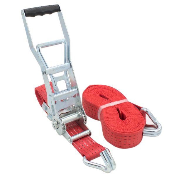 8 x Ergo Spanngurte LC 2500 daN 12 Meter mit Langhebelratsche
